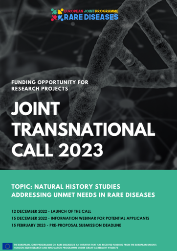 The EJP RD Joint Transnational Call will be launched soon!