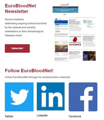 Keep updated on ERN-EuroBloodNet actions through its communication channels!